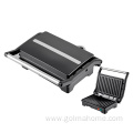 XXL Size Panini Press Grill Opens 180 Degrees with Adjustable Temperature and Timer Electric Breakfast Sandwich Contact Grill